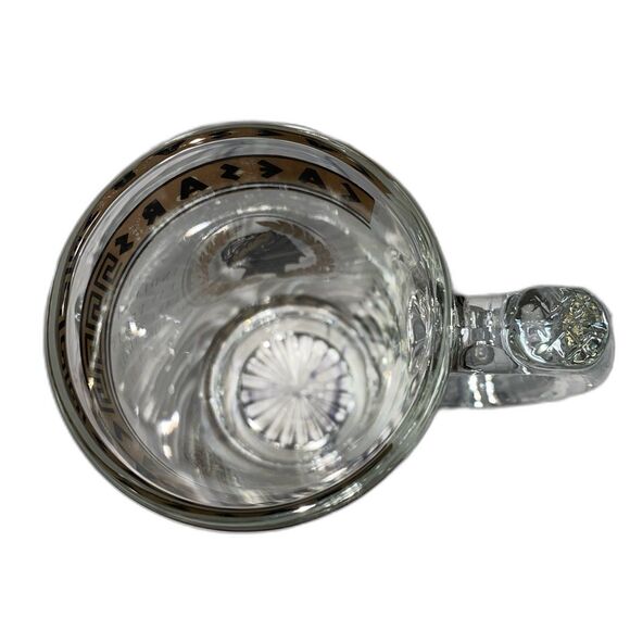 Vintage Caesar’s Hotel Casino Frosted  Glass Graphic Beer Mug. - Picture 5 of 8